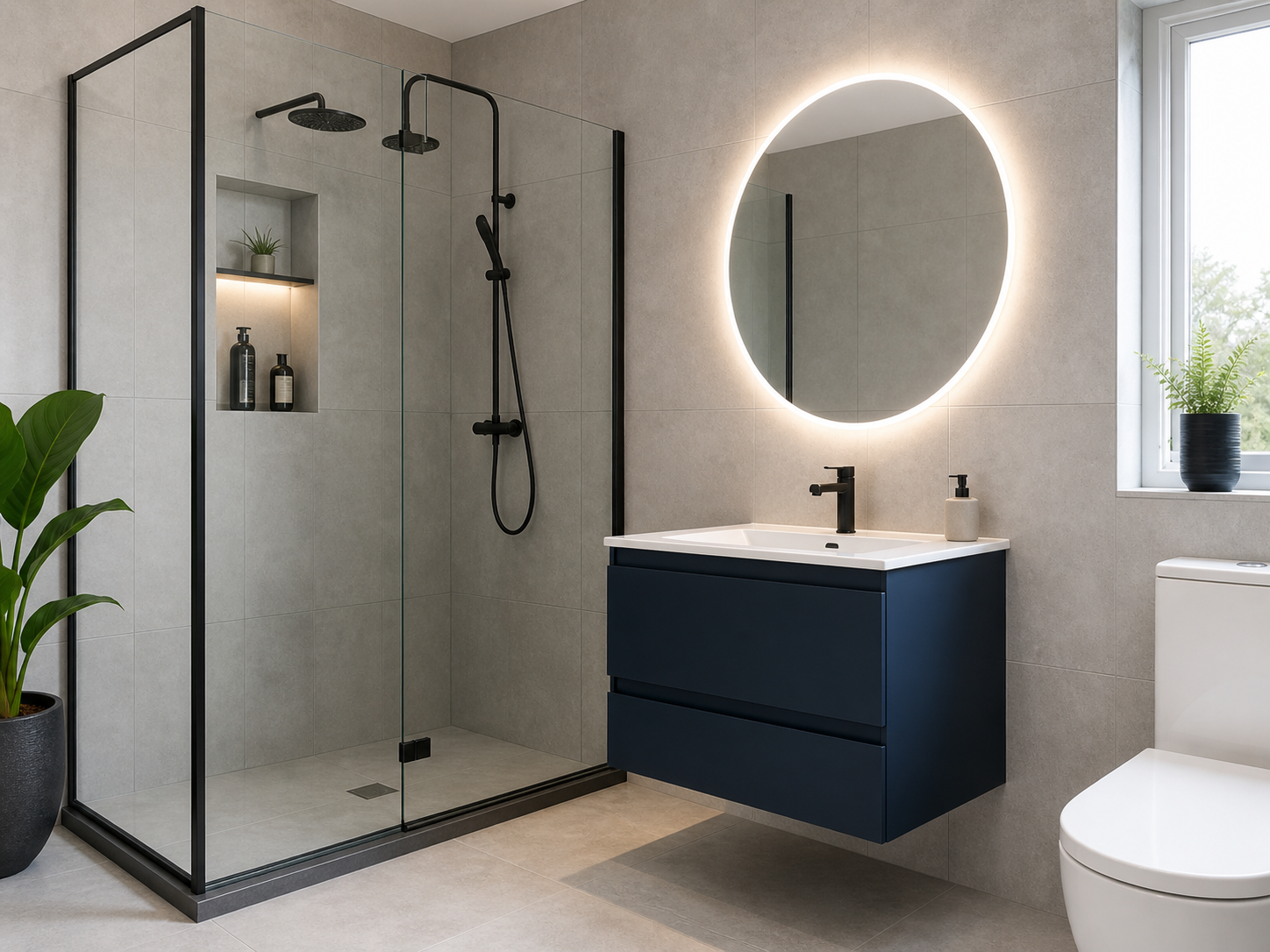 Modern bathroom installation by PCA Plumbing