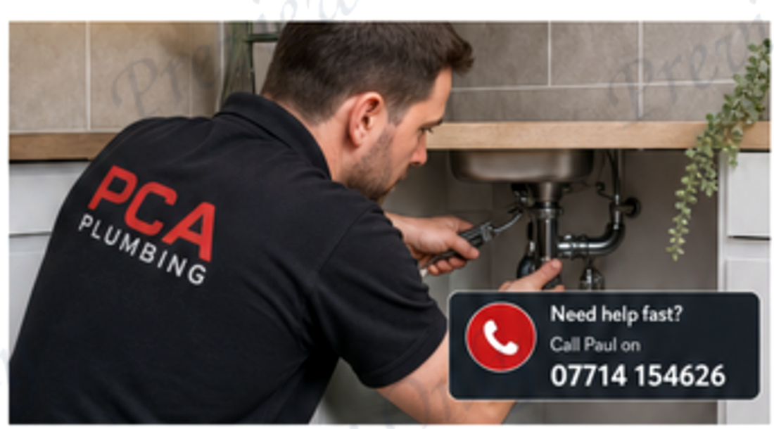 PCA Plumbing completed bathroom and plumbing work